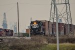 NS GP38-2 High nose Locomotive in the yard